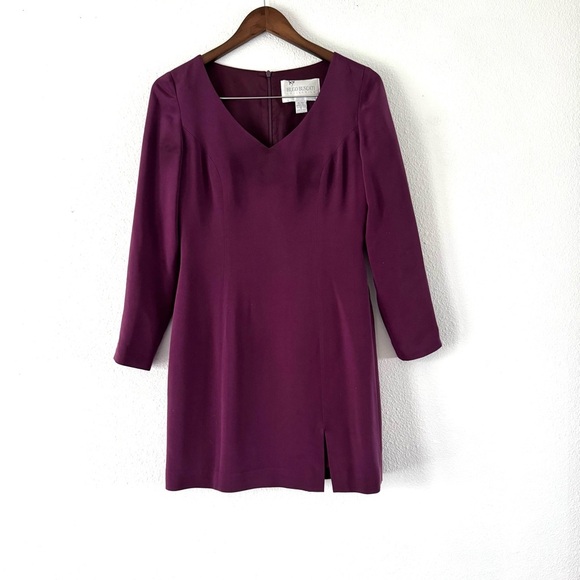 Elegant Quiet Luxury Vintage Hugo Buscati 100% Silk Dress Old Money Size 4 - Picture 2 of 9